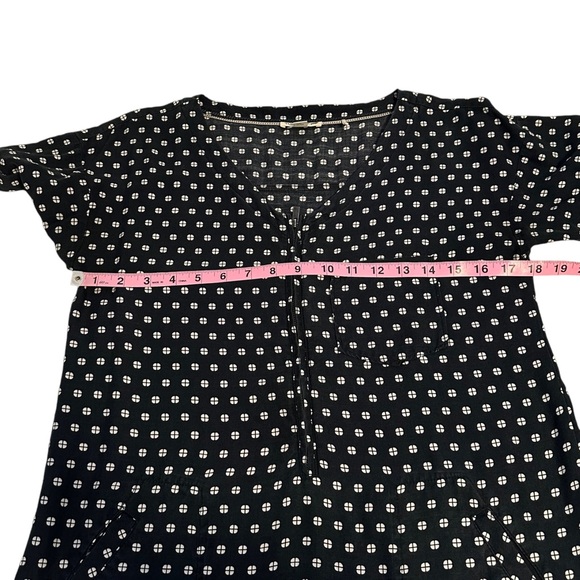 Toad & Co | Woven Zip Short Sleeve Dress Size S 100% Tencel - Picture 10 of 13